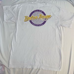 Comfort Colors Old Row Baton Rouge, Louisiana Circle Logo Pocket Tee